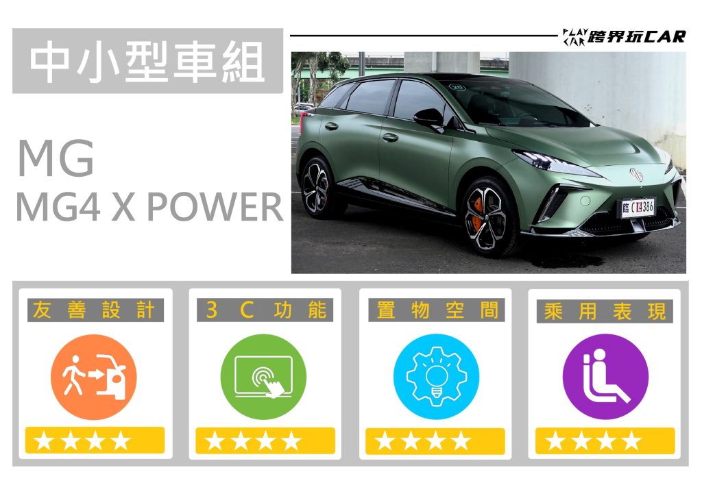 2024 MG MG4 X POWER空間售價│MG4行李廂 後座空間大的車 台灣最便宜的電動車 MG4電動車