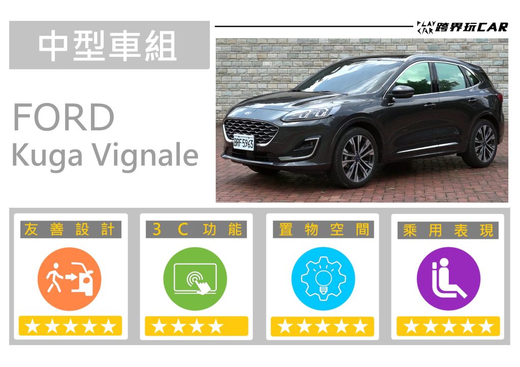 2024 Ford KUGA Vignale售價空間│KUGA後座打平 KUGA行李廂 KUGA後座角度 後座空間大的休旅車 大空間休旅車