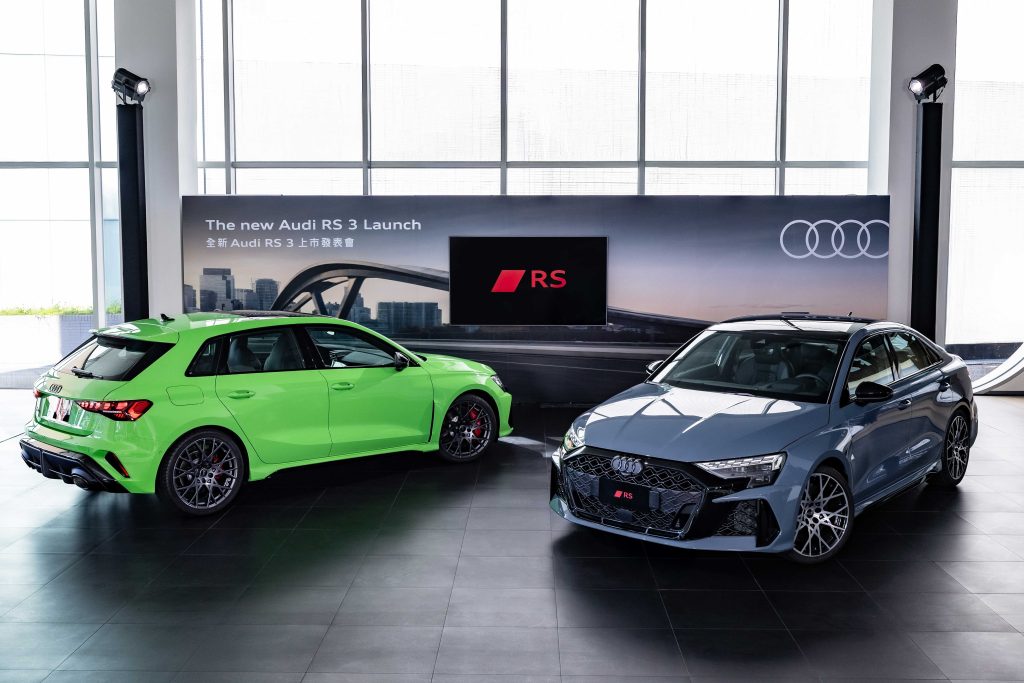 四環五缸傳奇強勢回歸！全新 Audi RS 3 Sedan 與 Sportback 震撼登場