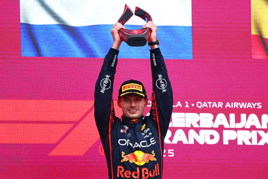 Max Verstappen再寫紀錄！亞塞拜然封王，生涯第六次F1大滿貫勝利