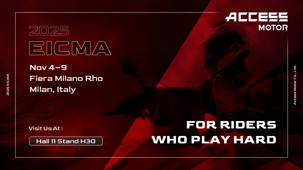 Access Motor 強勢登場 2025 EICMA 米蘭車展，全系列運動車款熱血現身歐洲舞台